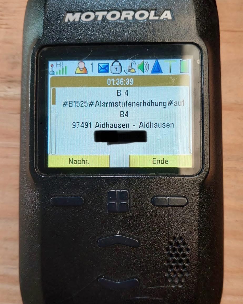 Einsatz – 06.06.2025 – B4 – Aidhausen