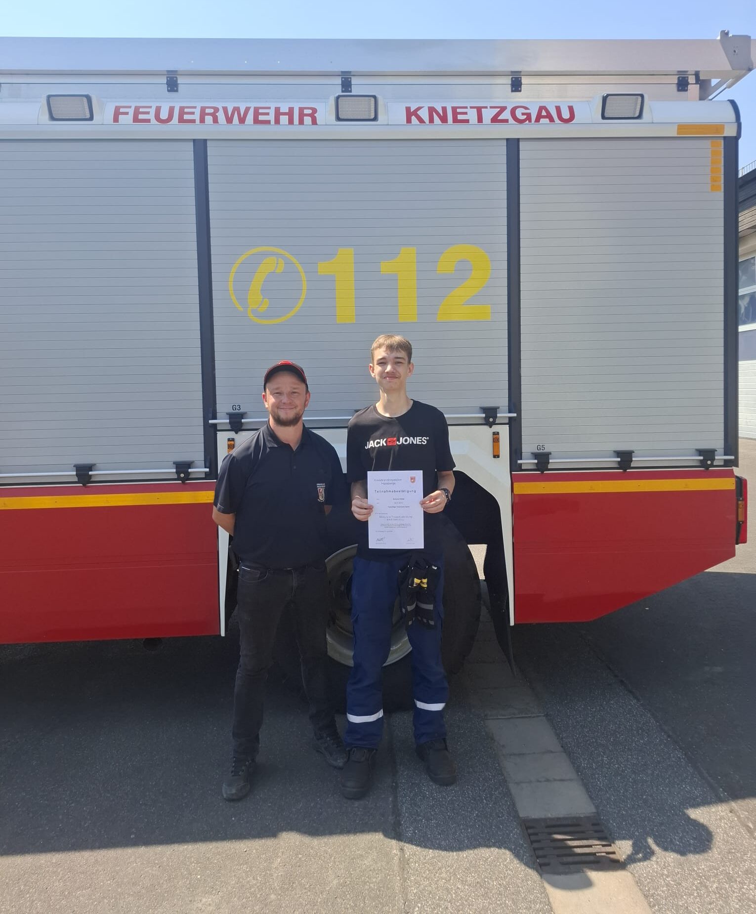 Herzlichen Glückwunsch an unseren Niklas zur erfolgreich bestandenen MTA! 🚒👏