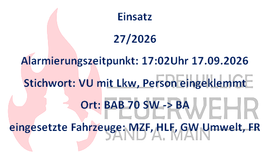Einsatz 17.09.2026 THL4 VU mit LKW Person eingeklemmt Einsatz 17.09.2026 THL4 VU mit LKW Person eingeklemmt